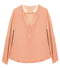 White Collar Detail Blouse