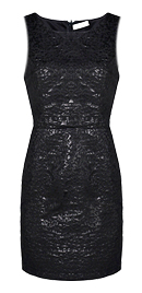 Jacquard Dress in Black | DAILYLOOK