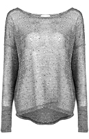 Lightweight Metallic Sweater
