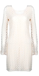 Long Sleeve Crochet Dress
