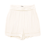 Pleated Band Shorts