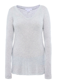 Basic Long Sleeve V-Neck Tee