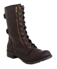 Monochrome Combat Boot