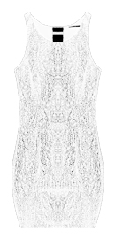 Metallic Cage Dress