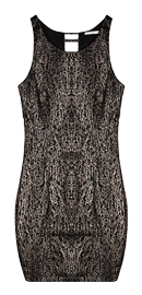 Metallic Cage Dress