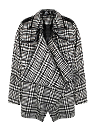 Haute Houndstooth Coat