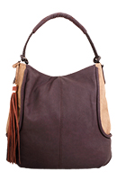 Two Tone Tassel Hobo
