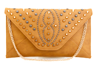 Studded Design Envelope Clutch