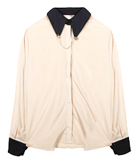 Skull Chain Jewel Blouse
