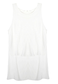 Split Back Crop Top