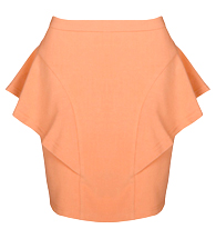 Vintage Peplum Mini Skirt
