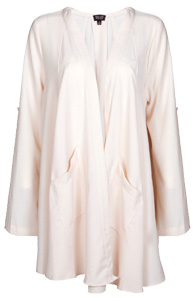 Pleated Back Draped Jacket