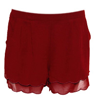 Scalloped Edge Shorts