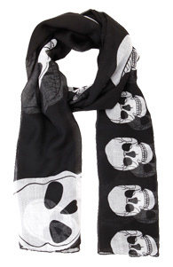 Smiling Skull Scarf