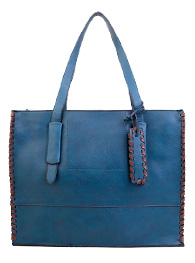 Bold Stitch Trim Tote