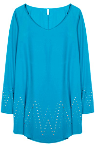Bell Sleeve Stud Dress
