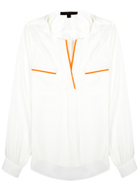 Accented Pajama Blouse