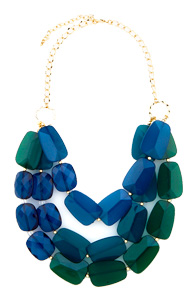 Faceted Stones Necklace
