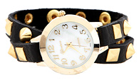 Mixed Studded Wrap Watch