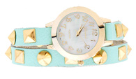 Mixed Studded Wrap Watch