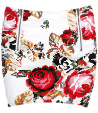 Floral Print Mini Skirt