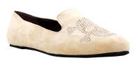 Skull Rhinestone Smoking Slippers