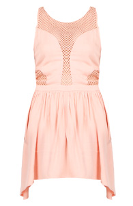 Mesh Cage Dress