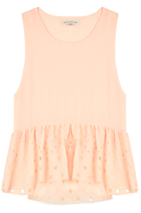 Hole Punch Babydoll Top