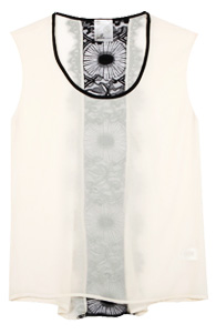 High Low Lace Back Top