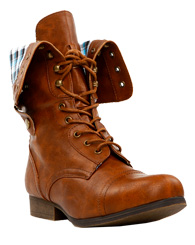 Fold-Over Combat Boot