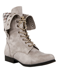 Fold-Over Combat Boot