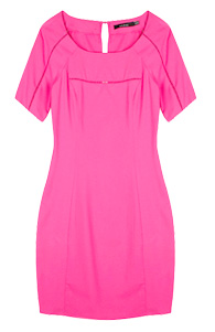 Perforated Sheath Dress