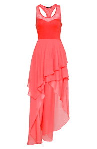 Vibrant High Low Dress