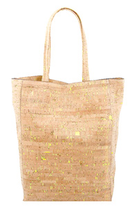 Color Flecked Cork Tote