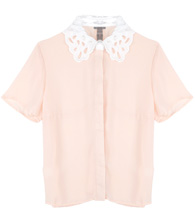 Satin Collar Top