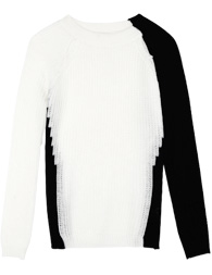 Collar Bone Cut Out Sweater