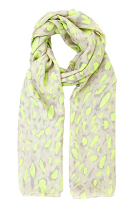 Neon Leopard Scarf