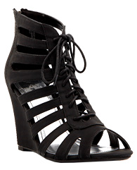Lace Up Wedge