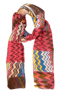 Zig Zag Tribal Print Scarf