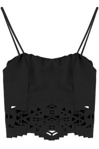 Laser Cut Crop Top