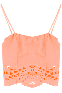 Laser Cut Crop Top