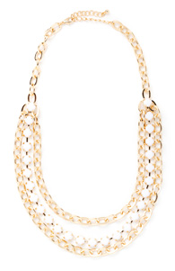 Stoned Chain Necklace