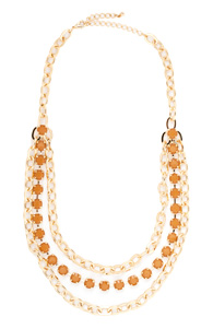 Stoned Chain Necklace