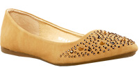 Rhinestone Studded Flats