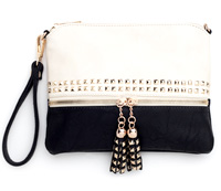 Piano Studded Clutch