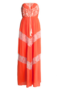Embroidered Floral Maxi Dress