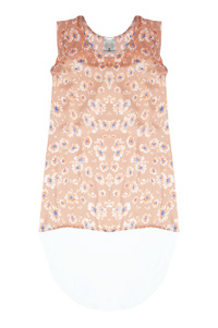 Daisy Print High Low Top