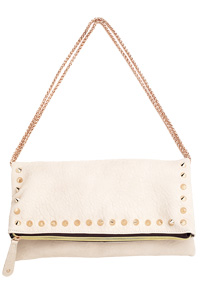 Studded Trim Folded Clutch
