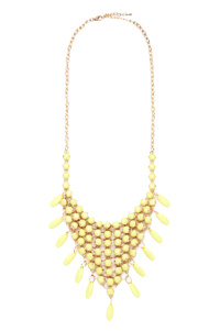 Bright Stone Bib Necklace
