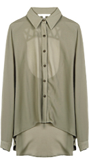 Skull Button Down Blouse